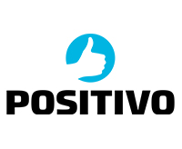 Logo fabricante Positivo.